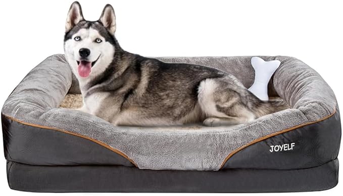 JOYELF XXLarge Memory Foam Dog Bed, Orthopedic Dog Bed &amp; Sofa with Removable Washable Cover for Large Dogs