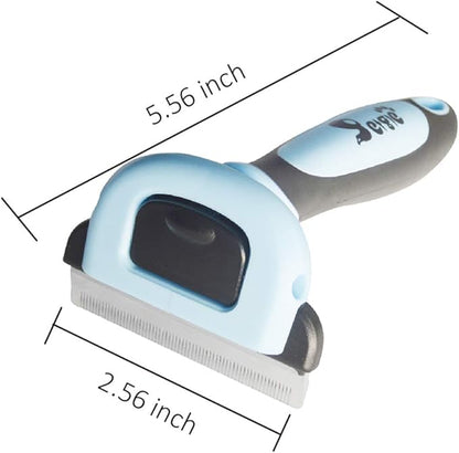 Cat Brush &amp; Cat Comb for Shedding, 2.5inch Blue - Hair Brush for Long Hair and Short Hair, Pet Grooming Tool for Small to Medium Dogs and Cats, Detangle, Eco Friendly, Weekly Grooming