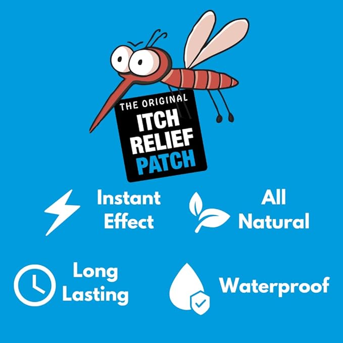 Moskinto The Original Itch Relief Patch, Mosquito Bite Patches for Kids and Adults, Instant Relief Natural Patches for Bug Bites, Travel Pack + Family Pack, Nude &amp; Colorful Patches, 66 Count