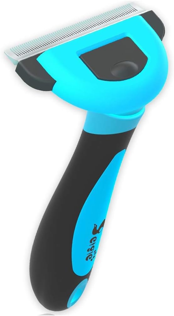 Cat Brush &amp; Cat Comb for Shedding, 2.5inch Blue - Hair Brush for Long Hair and Short Hair, Pet Grooming Tool for Small to Medium Dogs and Cats, Detangle, Eco Friendly, Weekly Grooming