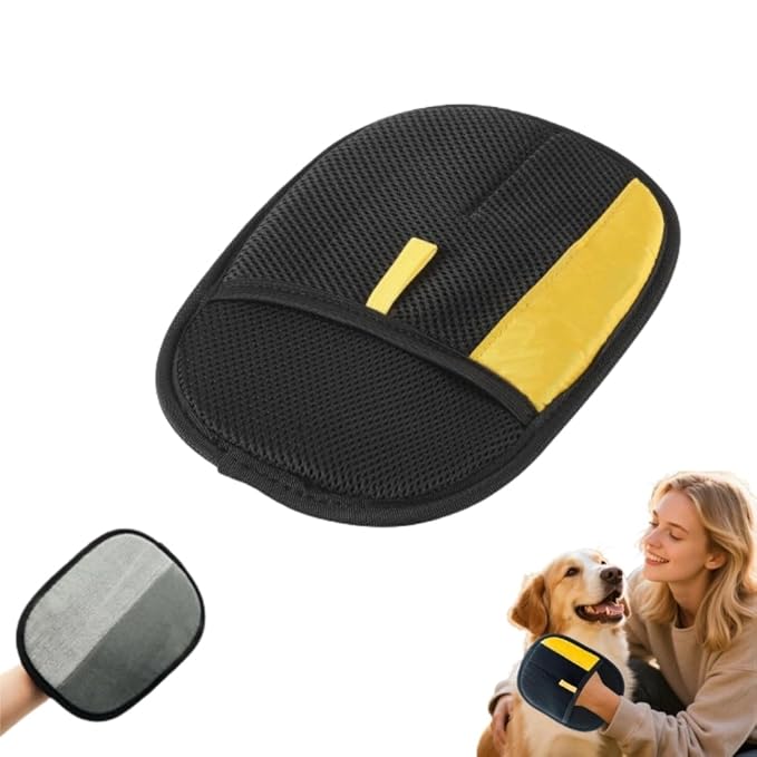 Pet Hair Remover Gloves, 2025 Upgraded Pet Grooming Gloves Hair Remover Electrostatic, Premium Efficient Hands on for Dogs, Cats &amp; Horses (1PCS)