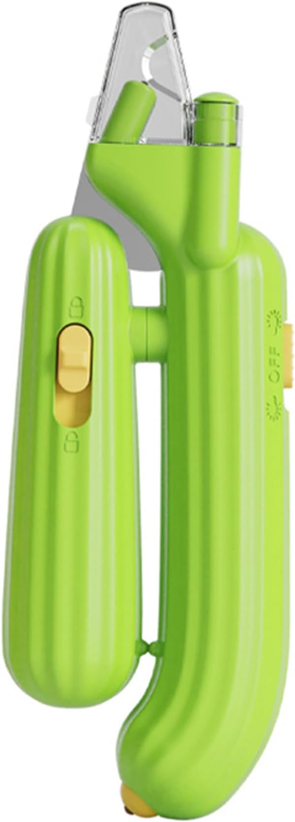 Cactus Shaped Cat Nail Clippers - Durable, Ergonomic Pet Grooming Tool for Cats &amp; Kittens - Safe, Sharp, and Comfortable Claw Trimmer(Green)