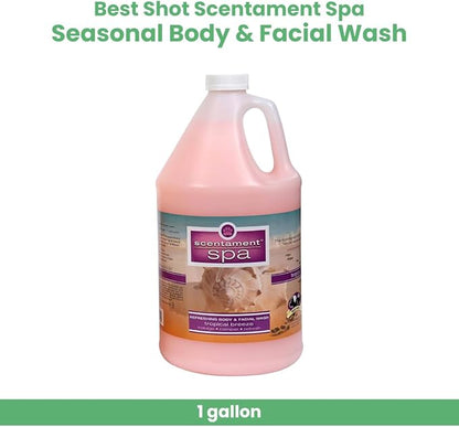 Best Shot Scentament Spa Tropical Breeze Seasonal Facial &amp; Body Wash, 1 Gallon