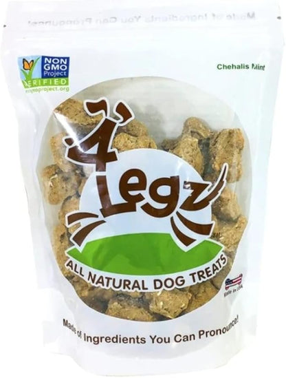 Chehalis Mint Dog Treats – Healthy, Crunchy, Vegan Biscuits with Whole &amp; Real Ingredients – All Natural &amp; USA‐Baked, 7 oz