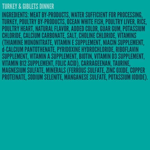 A Strong Heart Canned Wet Cat Food, Turkey &amp; Giblets Dinner - 5.5 oz Cans (Pack of 24), Made in The USA with Real Turkey &amp; Savory Giblets
