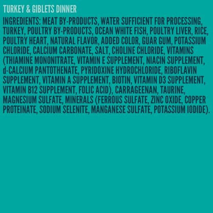 A Strong Heart Canned Wet Cat Food, Turkey &amp; Giblets Dinner - 5.5 oz Cans (Pack of 24), Made in The USA with Real Turkey &amp; Savory Giblets
