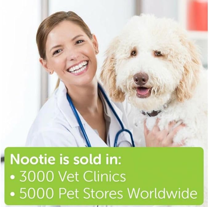 Nootie Waterless Shampoo Wipes for Dogs &amp; Cats - Long Lasting Cucumber Melon Fragrance - Sold in Over 10,000 Vet Clinics and Pet Stores Worldwide, Made in USA - 70 Count