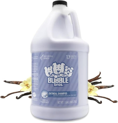 Oatmeal Dog Shampoo, Gallon - Naturally Derived, Eliminates Pet Odors, Soothes Dry and Sensitive Skin, Itch Relief, Professional, Bulk 128 oz