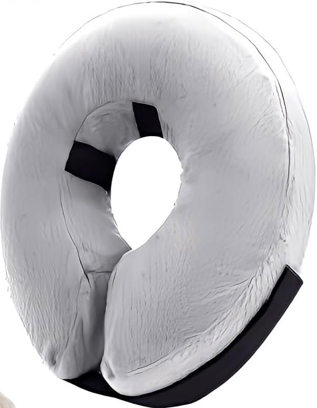 Soft Inflatable Dog Cat Cone Collar – Pet Recovery &amp; Protective Dog Neck Collar for Small Dogs Cats to Prevent Scratching, Licking