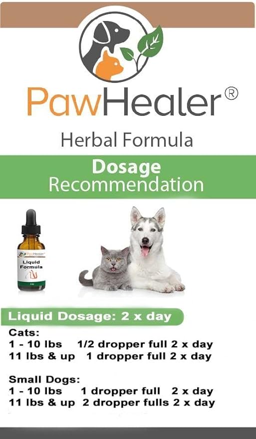 Cat &amp; Small Dogs - Bladder Remedy for Stones &amp; Crystals: 2 fl oz (59 ml) - Urinary Free The Flow - Basic - Made in USA - Works Great for Over 15 Years in The Herbal Business. …