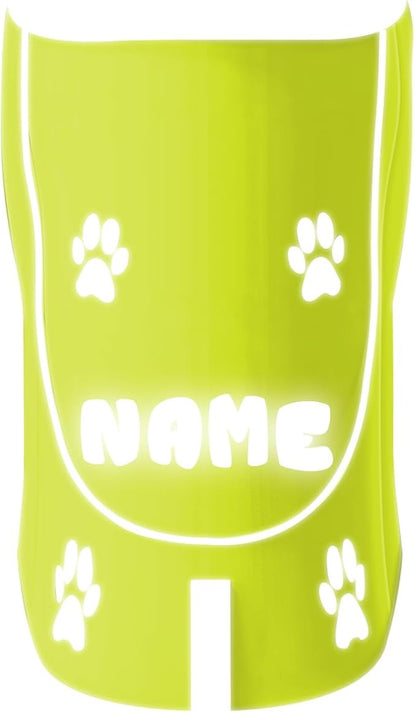 Custom Reflective Dog Vest High Visibility Reflective Jacket for Dogs Hunting Safety Gear with Elastic Strap &amp; Clasp, Comfortable, Perfect for Day and Night Walks!