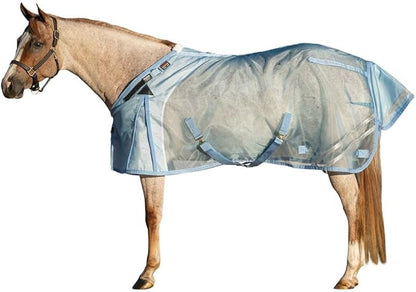 Schneiders Mosquito Mesh II Adjusta-Fit Horse Fly Sheets | Insect &amp; UV Protection for Horses | Durable 350D Mesh | Reflective Safety Stripes