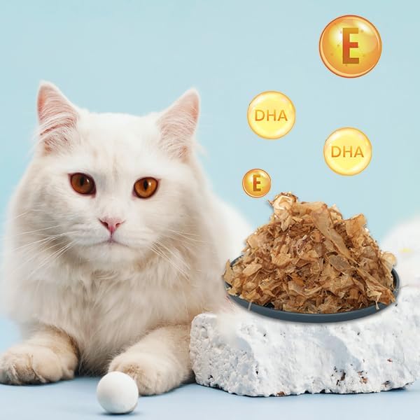 Purrfectpaws Premium Dried Bonito Flakes: Delicious Treats for Dogs &amp; Cats - All-Natural and High in Protein - 4oz Bag