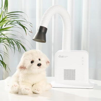 DUZ V2Pro Advanced &amp; Energy-Efficient Pet Grooming Dryer: Powerful Airflow, Low Wattage, Hands-Free Operation, Quiet &amp; Stress-Free Grooming Solution, Ideal for All Coats
