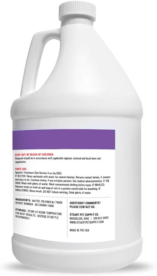 Professional Strength Deep Clean (Gal.) 3X Carpet Cleaner Solution &amp; Deodorizer, Concentrated Encapsulating Carpet Shampoo, Pet Odor &amp; Dirty Carpet Cleaning Solution 128 fl oz.