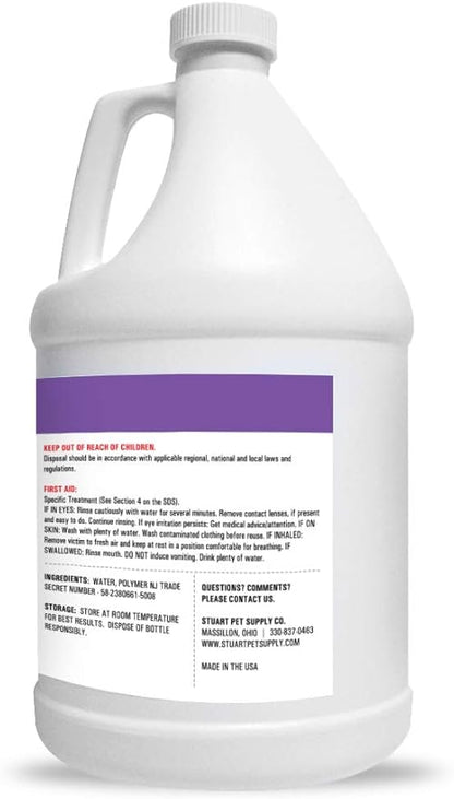 Professional Strength Deep Clean (Gal.) 3X Carpet Cleaner Solution &amp; Deodorizer, Concentrated Encapsulating Carpet Shampoo, Pet Odor &amp; Dirty Carpet Cleaning Solution 128 fl oz.