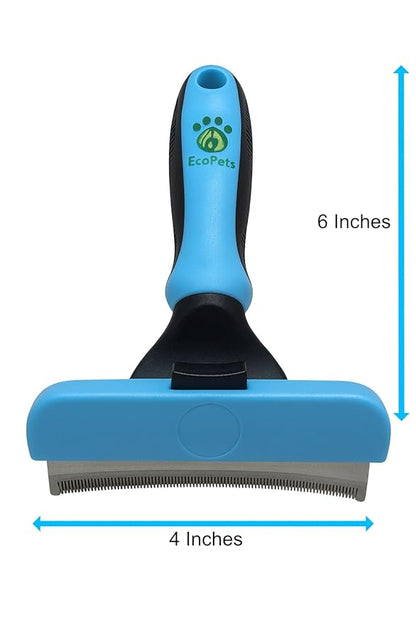 Large Pet Grooming Brush - Deshedding Dematting Tool, Undercoat Deshedding for Dogs &amp; Cats, Extra-Wide and Curved Grooming Brush &amp; Deshedder Comb for Long Hair, Reduces Shedding