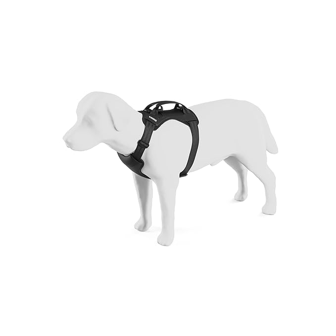 Thule Cappy Dog Harness S - Crash-Tested for Safety - Seatbelt passthrough - Adjustable &amp; Easy to Clean - Padded Breathable mesh Panels - Leash Loop - Step-in Design