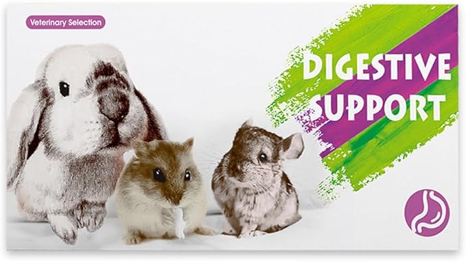 Digestive Support for Rabbits - High Fiber Probiotics, GI Stasis Prevention, Promote Gut Motility, Critical Care Herbivore Supplement, Rabbit &amp; Guinea Pig Treats/Food, 36 Capsules