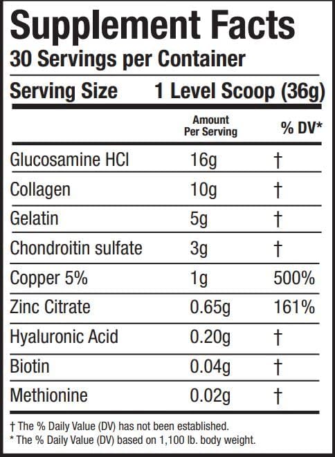 SynoStride All Natural, All-in-one, Joint and Hoof Health Supplement for Horses, Powder with Glucosamine, Chondroitin, Hyaluronic Acid, Biotin, Methionine, Trace Minerals, Made in USA (1080 Grams)
