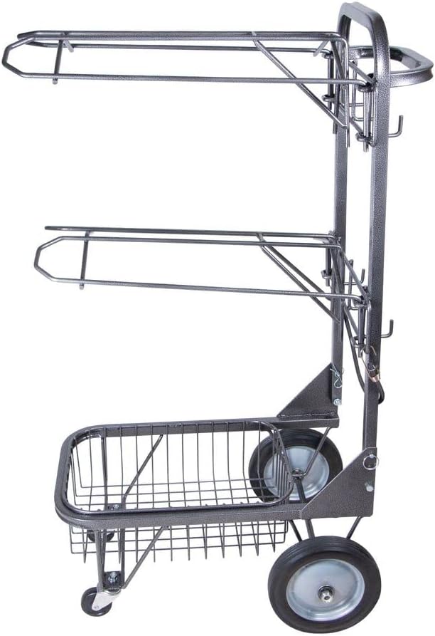 Pro Series Saddle &amp; Tack Cart | Holds English &amp; Western Saddles | Ample Storage | Easy Transport &amp; Storage | Durable Construction | 7-Year Warranty