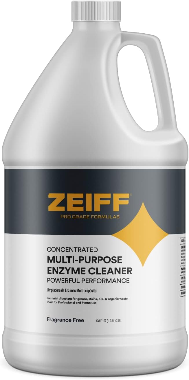 Pro-Grade Multi-Purpose Probiotic Enzyme Cleaner - Powerful Cleaning &amp; Odor Eliminating Formula For Professional &amp; Home Surfaces - 1 Gallon - Fragrance Free