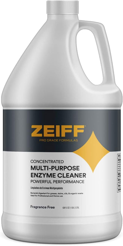 Pro-Grade Multi-Purpose Probiotic Enzyme Cleaner - Powerful Cleaning &amp; Odor Eliminating Formula For Professional &amp; Home Surfaces - 1 Gallon - Fragrance Free