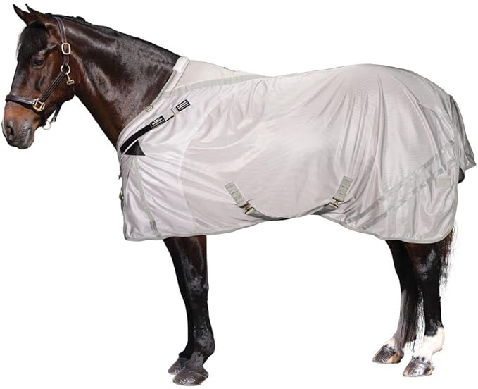 Dura-Tech RipGuard Adjusta-Fit Horse Fly Sheets | Self-Repairing Durability | Enhanced UV &amp; Insect Protection | Ideal for All Horse Breeds