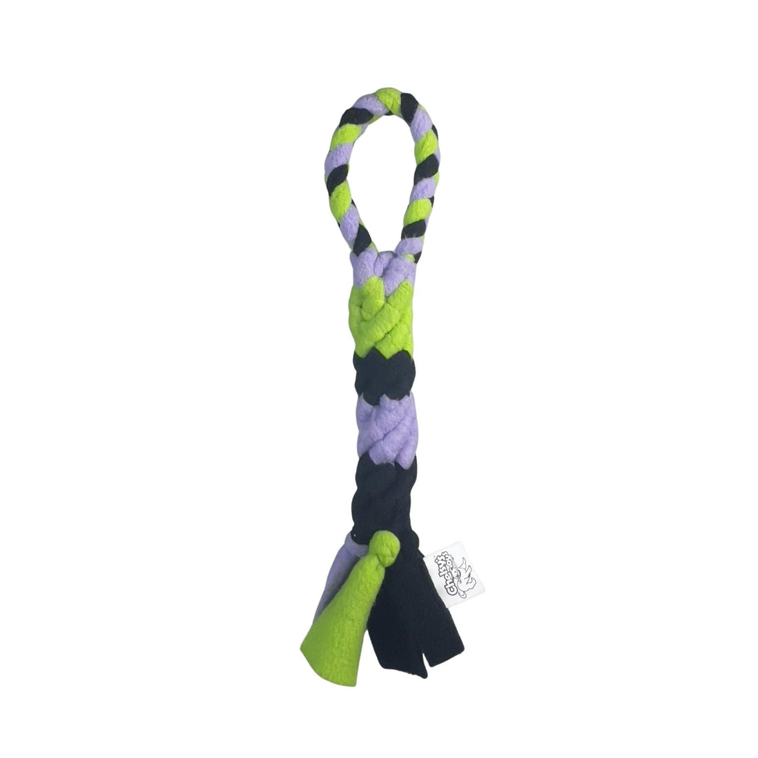 Interactive Tug &amp; Treat-Dispenser Toy for Dogs Teething Relief Lavender