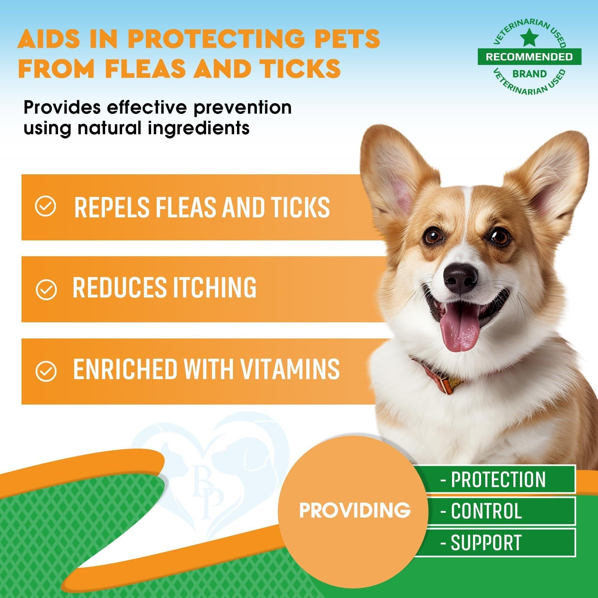 Oral Flea &amp; Tick Drops for Dogs &amp; Cats Multivitamin All Sizes