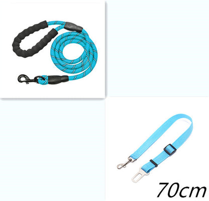 Reflective Dog Leash with Foam Handle — Single &amp; Set Options