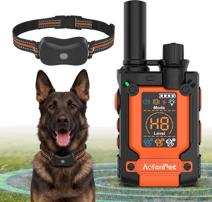 Dog Training Collar Remote 4500ft Waterproof Rechargeable Beep Vibration Shock