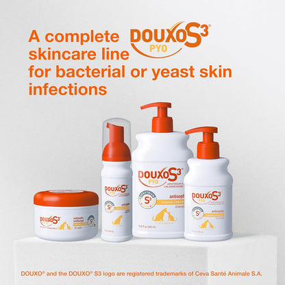 Douxo S3 PYO Mousse 5.1 oz Dogs &amp; Cats Antibacterial Antifungal Skin Care