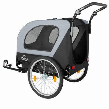 2-in-1 Bike Trailer &amp; Pet Stroller for Dogs up to 110lbs