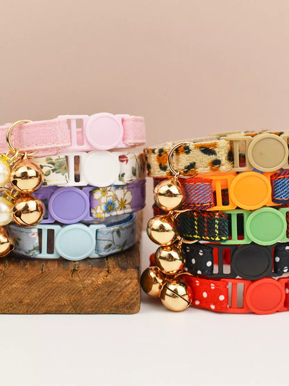 2 Piece Bow Tie Pet Collar with Bell