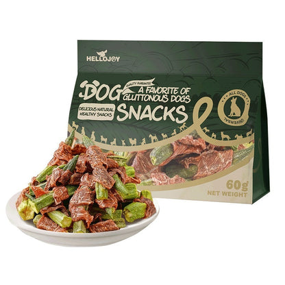 Pet Dog Treats Duck Okra Nutritious Chews