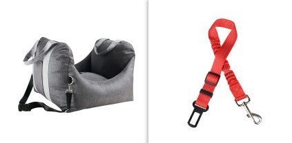 Pet Dog Car Carrier Seat Waterproof Basket Portable Car Seat Safety Travelling Mesh Hanging Bags Breathable Beds &amp; Sofas