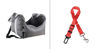 Pet Dog Car Carrier Seat Waterproof Basket Portable Car Seat Safety Travelling Mesh Hanging Bags Breathable Beds &amp; Sofas