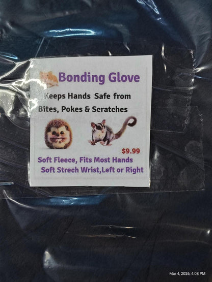 Bonding No-Bite Super Soft Fleece Glove for Small Pets – Cozy Comfort by PNC Family Finds