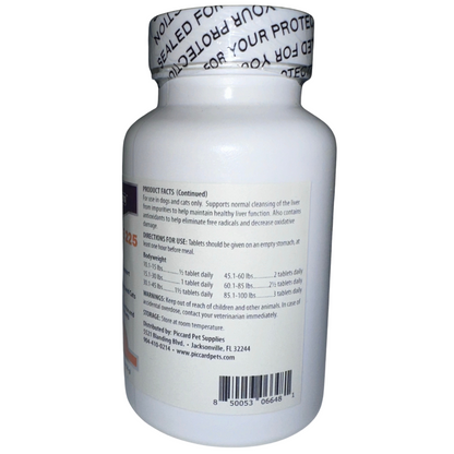 Piccardmeds4pets Denomax SAMe 225mg Dogs &amp; Cats Liver Support 30 Count