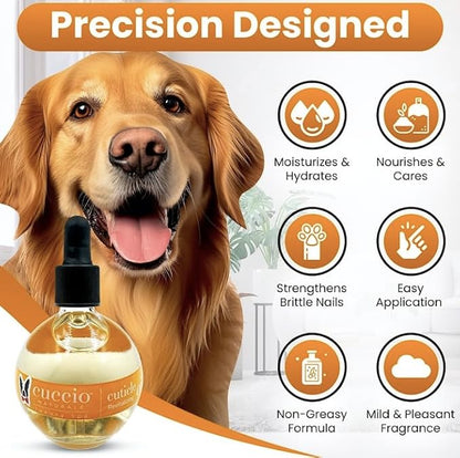 Warren London Dog Cuticle &amp; Nail Revitalizing Oil | Moisturize, Strengthen, and Nourish | Vitamin E - Cruelty-Free, Non-Greasy Formula | Gentle Daily Care for Healthy Dog Nails &amp; Paws