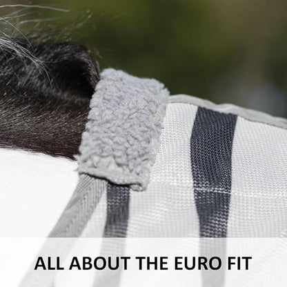 Schneiders Soft Interlock Mesh II Zebra Horse Fly Sheets | Striking Zebra Pattern for Fly Deterrence &amp; Superior UV Protection