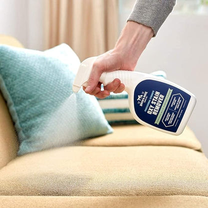 Rocco &amp; Roxie Oxy Stain Remover - Oxygen Powered Carpet Cleaner Spray - Spot Cleaner for Upholstery, Couch, Laundry, Rug, Clothes, Car Seat, Mattress, Sofa, and More. - Pet &amp; Baby Stains