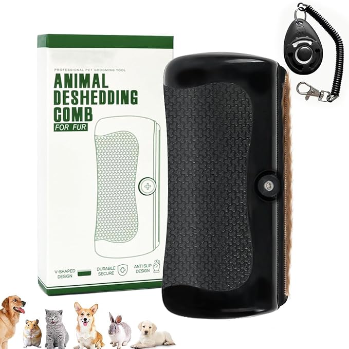Pets Shedding &amp; Grooming Tools, Deshedding Dog Brush for Shedding- Upgrade Cats, Dogs, Rabbits, Horses, Ergonomic Hair Removal Brushs