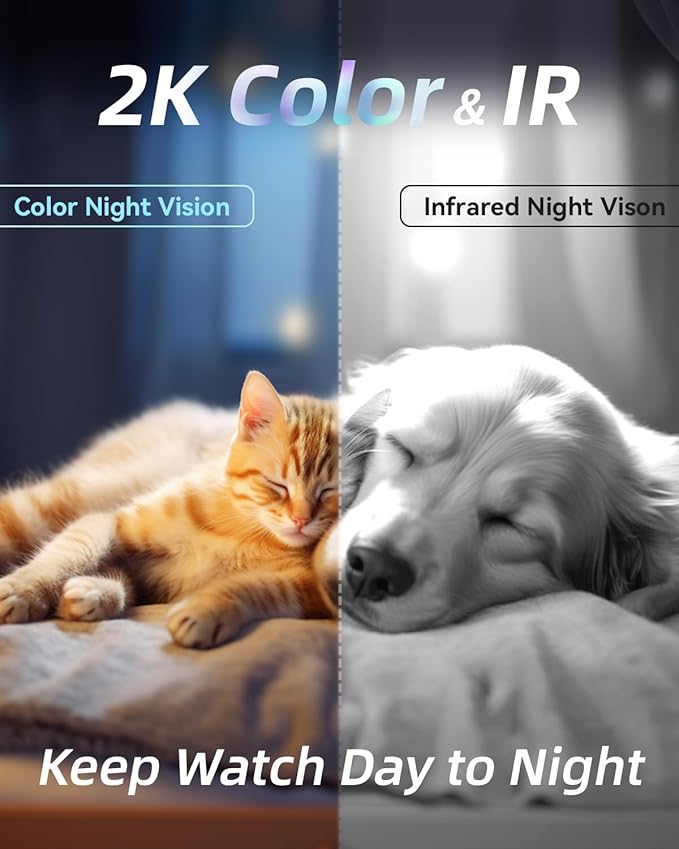 blurams Cameras for Home Security, 2K Pet Camera with Phone App, 5GHz/2.4GHz Dual-Band, 360° PTZ Indoor Cameras, 2-Way Talk, Motion Tracking, Color/IR Night Vision, Cloud&amp;SD, Works with Alexa (4Pack)