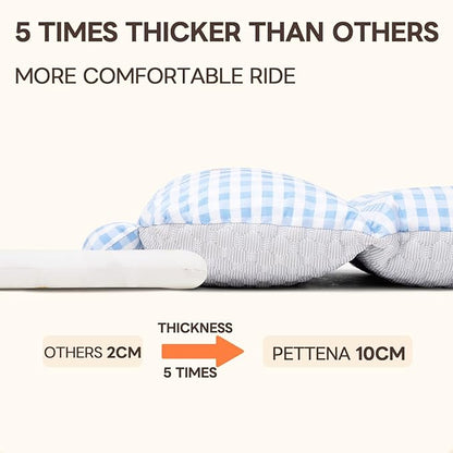 Stroller Cover for Pets, Removable &amp; Washable Dog Stroller Cushion, Cushion &amp; Cover for Dogs &amp; Cats, Blue
