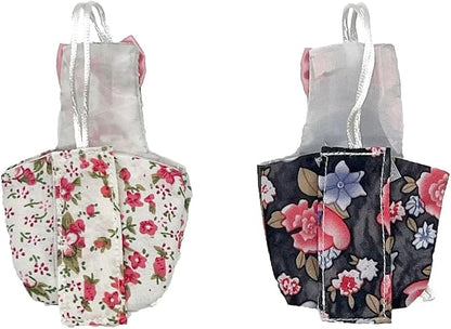 2 PCS Bird Diapers Flight Suite with Waterproof Inner Layer Pink&amp;Balck Urine Wet Suit for Other Small Birds
