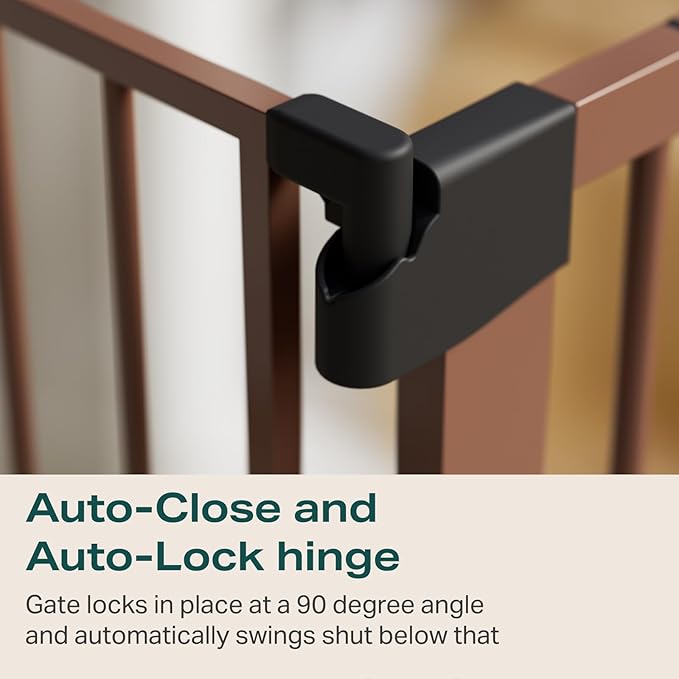 Cumbor 29.7-57" Extra Wide Baby Gate for Stairs, Mom&