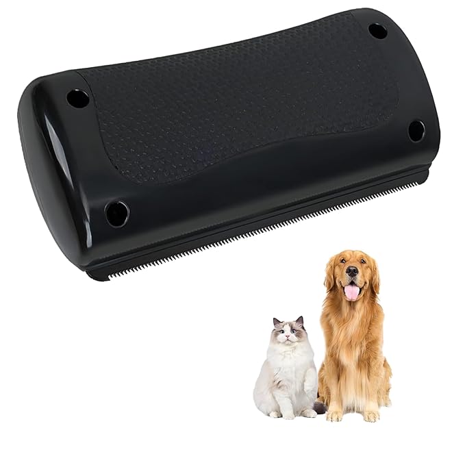 Deshedding Brush - Dog Brush for Shedding &amp; Pet Hair Removal Tool, Double Sided Grooming Brush - Dog &amp; Cat Grooming Supplies for Long Short Hair