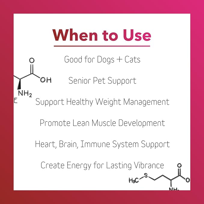 InClover Heart+ Dog and Cat Cardiac Health Supplement - Taurine Supplement for Dogs and Cats - Supports Heart &amp; Immune Health, Pet Supplement for Weight Management &amp; Senior Pet Health